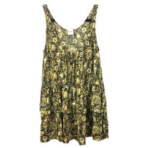 Free People Intimately Womens Size Small Baby Doll Tank Top Rayon Flowy A Line